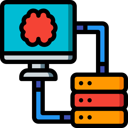 datenbank Basic Miscellany Lineal Color icon