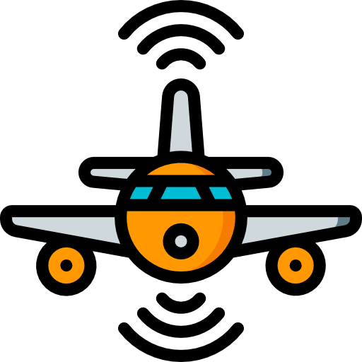 Aeroplane Basic Miscellany Lineal Color icon