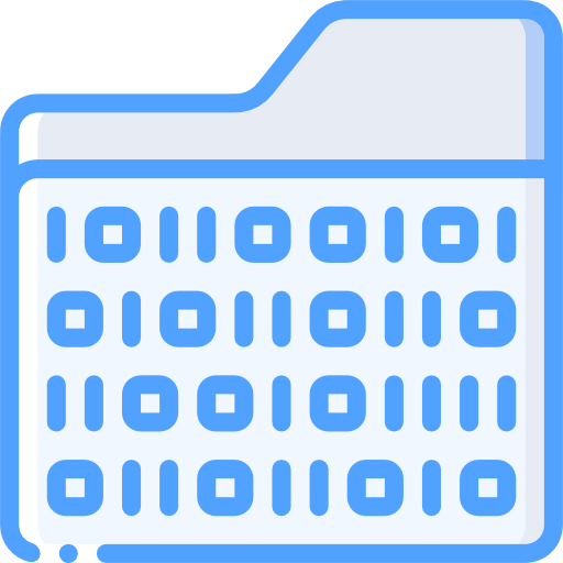 Binary Basic Miscellany Blue icon
