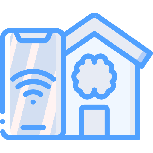 casa inteligente Basic Miscellany Blue icono
