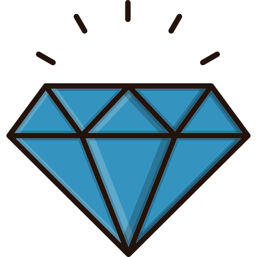 diamante Cubydesign Lineal Color  icono