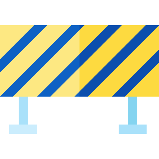 bariera Basic Straight Flat ikona
