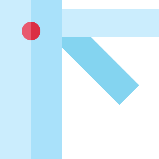 acceso Basic Straight Flat icono