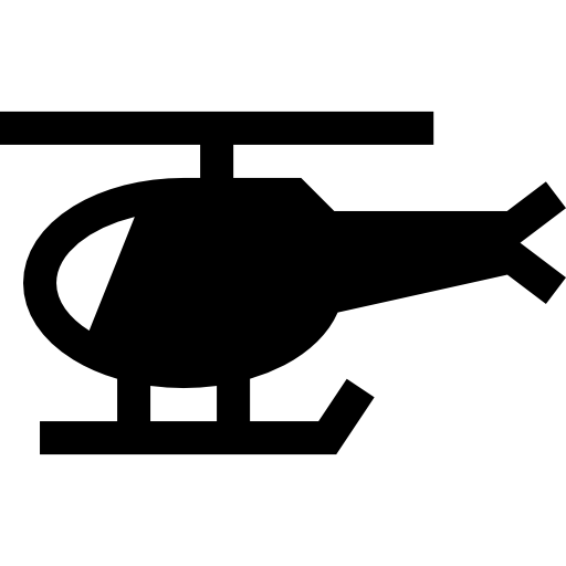 hubschrauber Basic Straight Filled icon