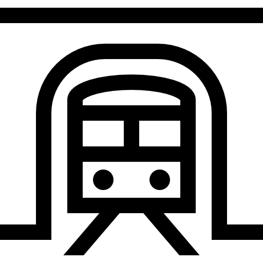 tunel Basic Straight Lineal ikona