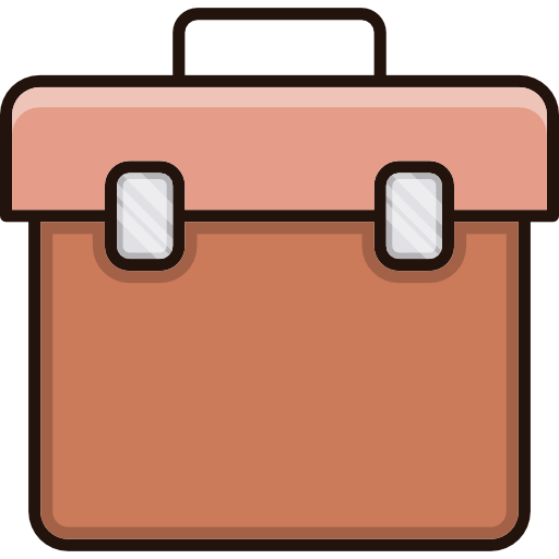 Briefcase Cubydesign Lineal Color  icon