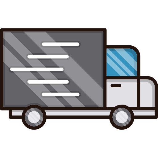 ciężarówka dostawcza Cubydesign Lineal Color  ikona