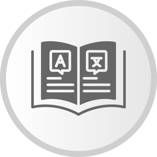 Dictionary Generic Grey icon