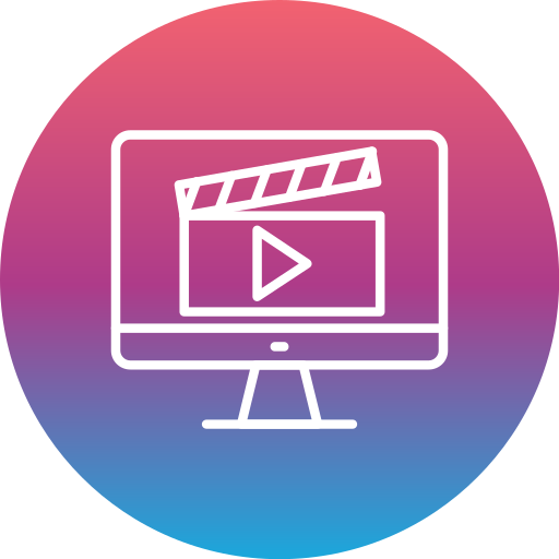 Movie Generic Flat Gradient icon