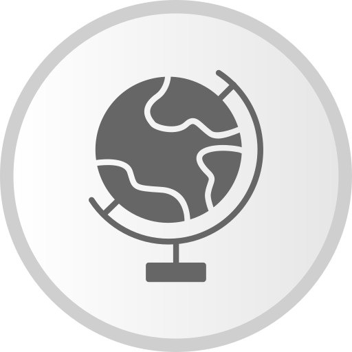 글로브 지구 Generic Grey icon