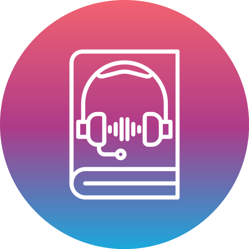 Audio book Generic Flat Gradient icon