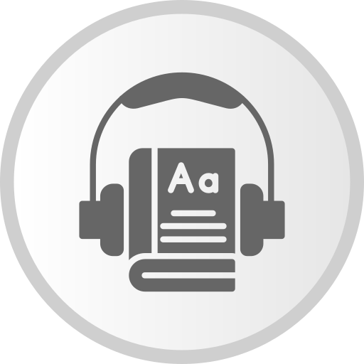 Audiobook Generic Grey icon