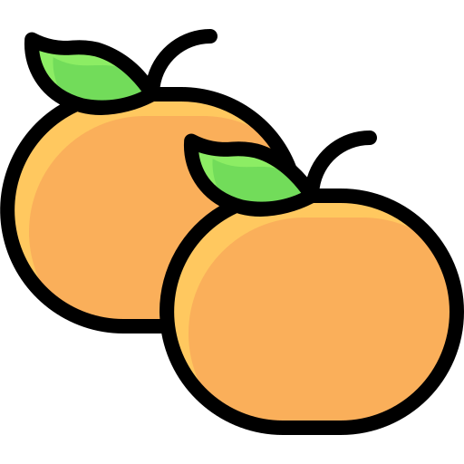 mandarina Generic Outline Color icono