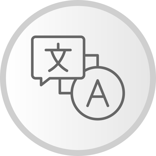 Translator Generic Grey icon
