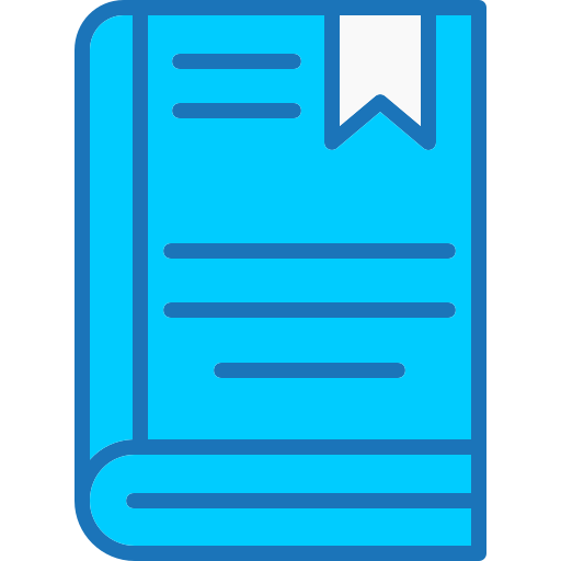 Dictionary Generic Blue icon