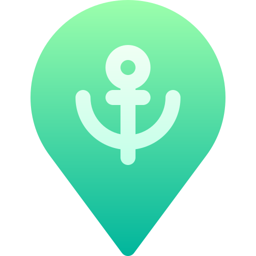 Anchor Basic Gradient Gradient icon