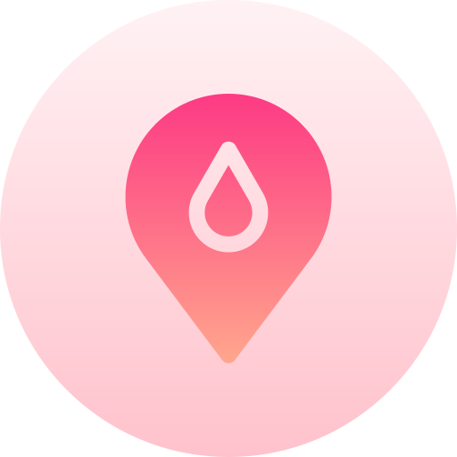 water Basic Gradient Circular icon