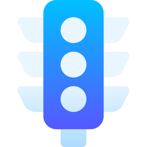 신호등 Basic Gradient Gradient icon