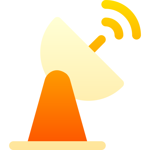 antena satelitarna Basic Gradient Gradient ikona