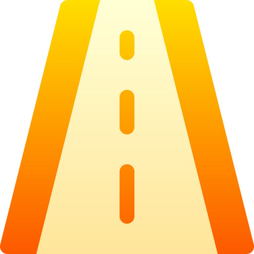 autopista Basic Gradient Gradient icono