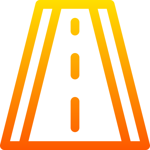 autopista Basic Gradient Lineal color icono