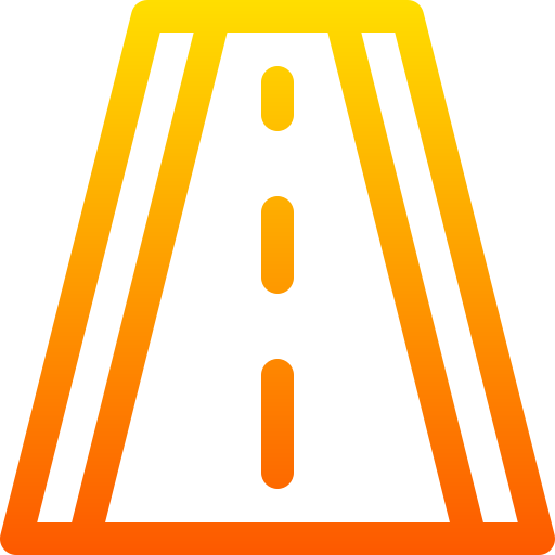 Highway Basic Gradient Lineal color icon