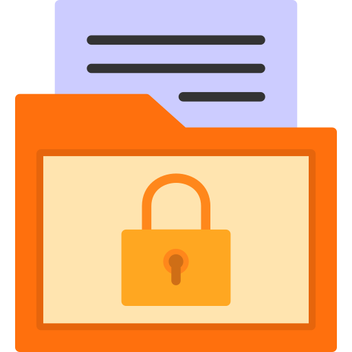 datos encriptados Generic Flat icono