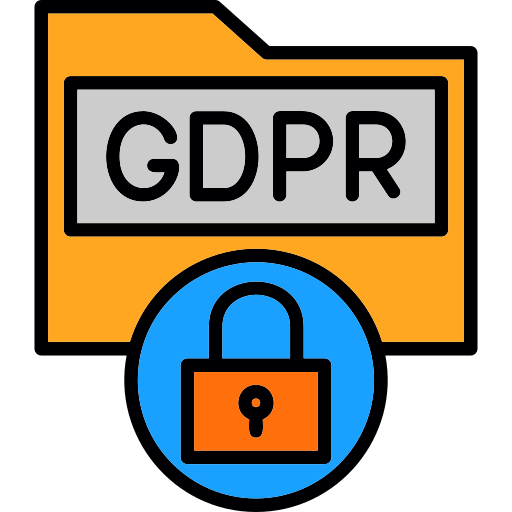 GDPR Generic Outline Color icon