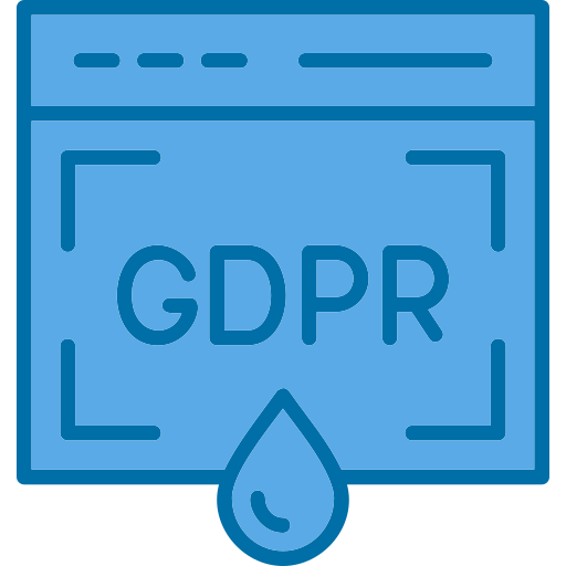 GDPR Generic Blue icon