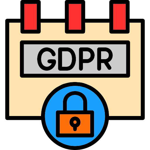 GDPR Generic Outline Color icon