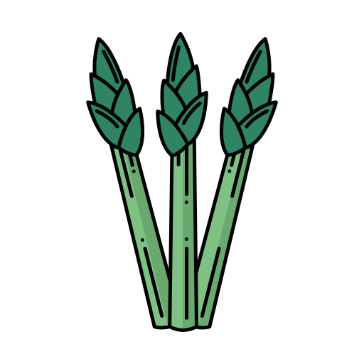 asparago Generic Thin Outline Color icona