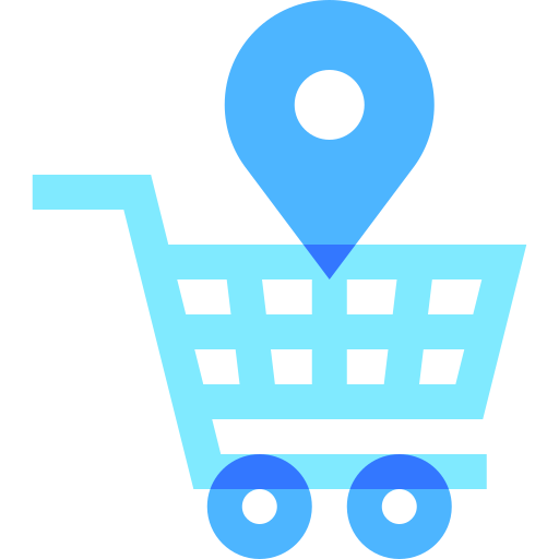 Shopping cart Basic Sheer Flat icon