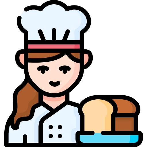 panadero Special Lineal color icono