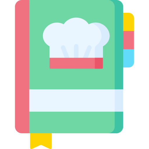 libro de recetas Special Flat icono