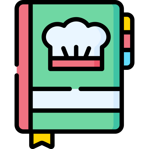 libro de recetas Special Lineal color icono