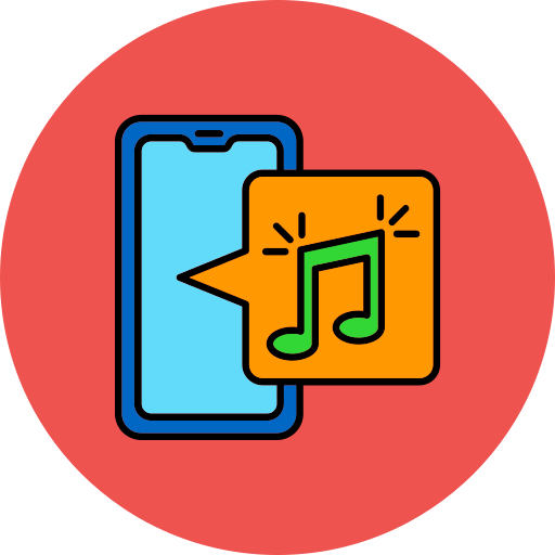 音楽 Generic Outline Color icon