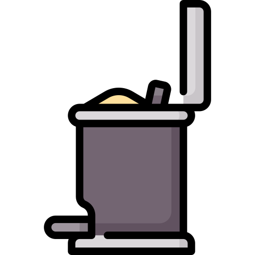 Garbage can Special Lineal color icon