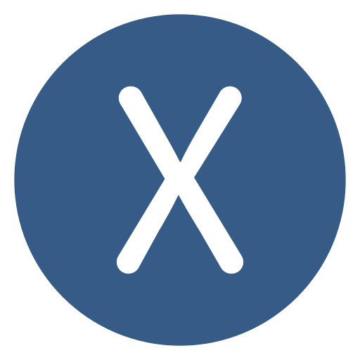 Letter x Generic Mixed icon