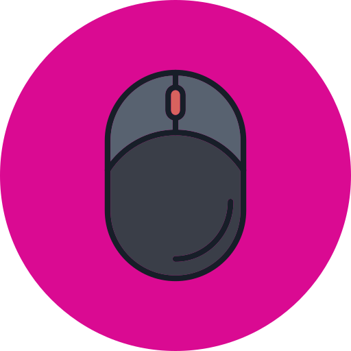 ratón Generic Outline Color icono