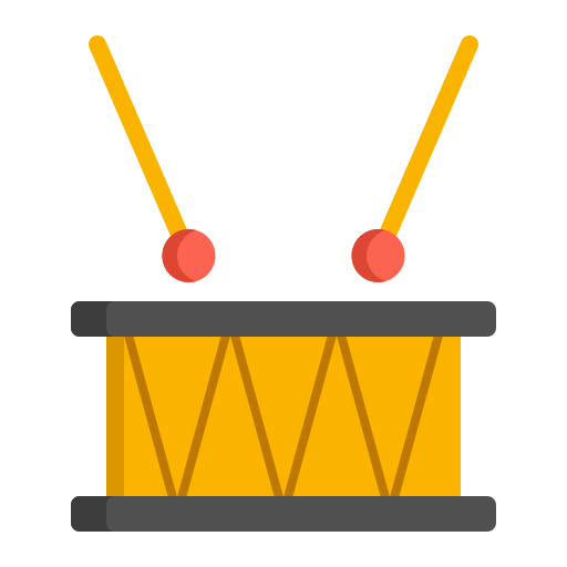 Drum Generic Flat icon