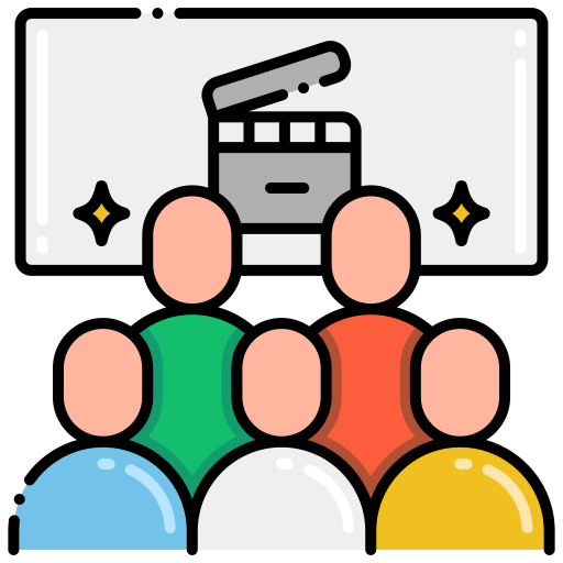 Audience Generic Outline Color icon