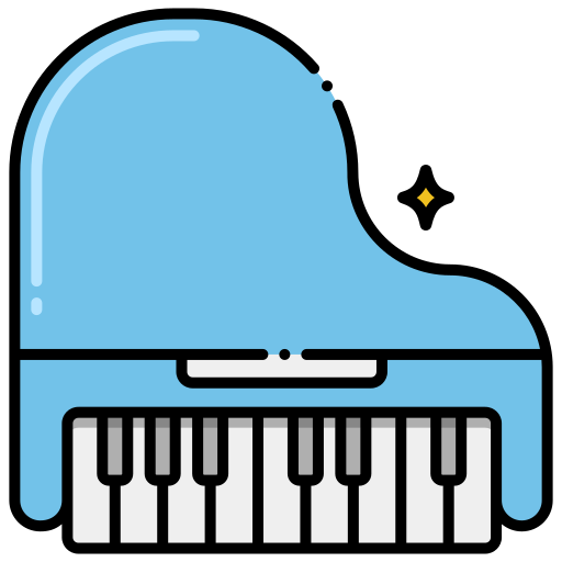 piano Generic Outline Color icono