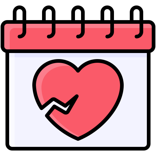 Heartbreak Generic Outline Color icon
