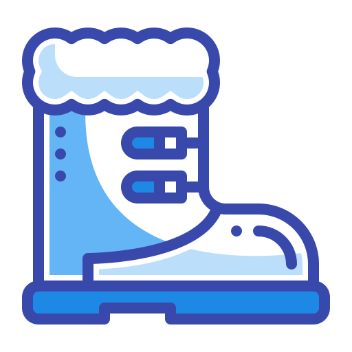 スノー・ブーツ、雪用のブーツ Generic Blue icon