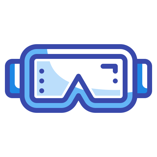 Лыжные очки Generic Blue иконка