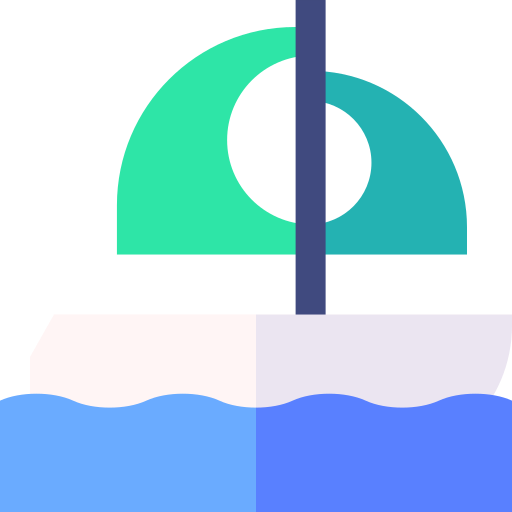 ヨット Basic Straight Flat icon