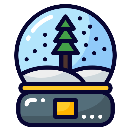 Snow Globe Generic Outline Color icon