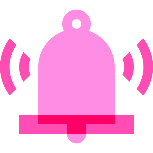 campana de notificación Basic Sheer Flat icono