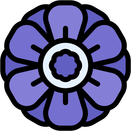 anemone Generic Outline Color icon