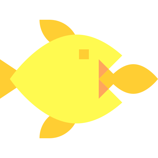 gros poisson Basic Sheer Flat Icône